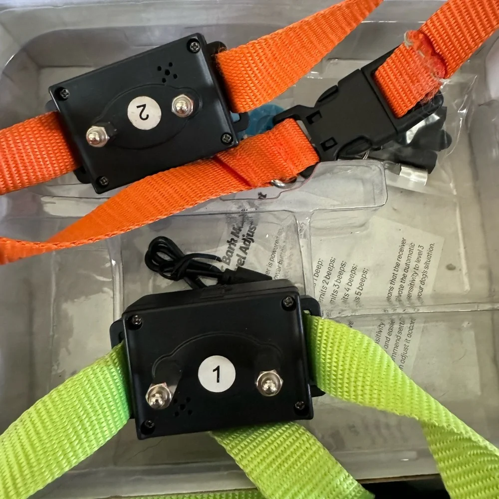 Dog training vibration collars. My dog no longer needs them. EUC